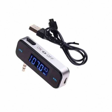 TRANSMISOR FM MINI PARA CELULAR O CARRO 88-108MHZ