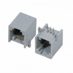 RJ11 RJ12 CONECTOR HEMBRA DE TELÉFONO PARA PCB 6 PIN