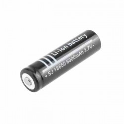 BATERÍA 18650 LITIO RECARGABLE 3.7V - 6000MA