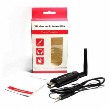 MODULO DE AUDIO BLUETOOTH USB CON ANTENA PARA PC, TV