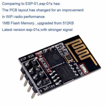 MODULO RF WIFI – UART ESP8266 ESP-01S