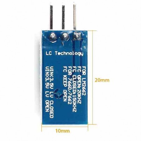 MODULO LM2662 CONVERSOR DE VOLTAJE POSITIVO A NEGATIVO