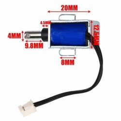 ELECTROIMÁN SOLENOIDE DE SUCCIÓN LINEAL DC 3V-12V