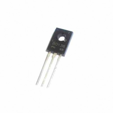 BD136 TRANSISTOR PNP DE POTENCIA MEDEDIA  45V/1.5A