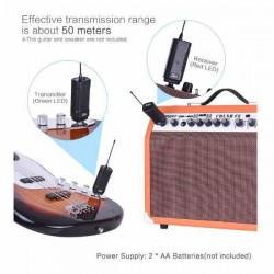 VAM V-109 TRANSMISOR RECEPTOR AUDIO INAMALBRICO INSTRUMENTOS