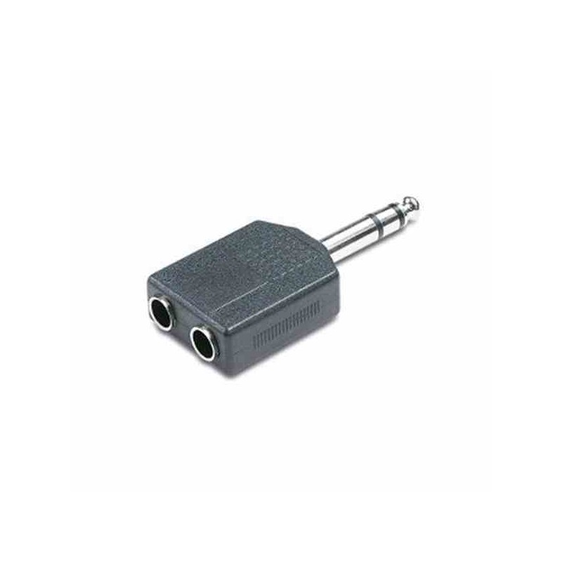 CONECTOR AUDIO PLUG STEREO GRANDE POR 2 JACK STEREO GRANDE