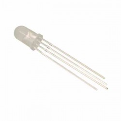 DIODO LED RGB DIFISO TRICOLOR 4P ANODO COMUN