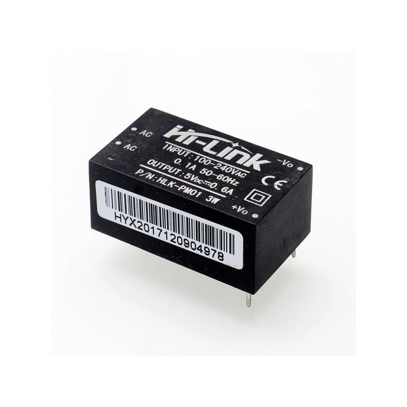 FUENTE DE PODER 5V TSP-05 (HLK-PM01) AC-DC PARA PCB