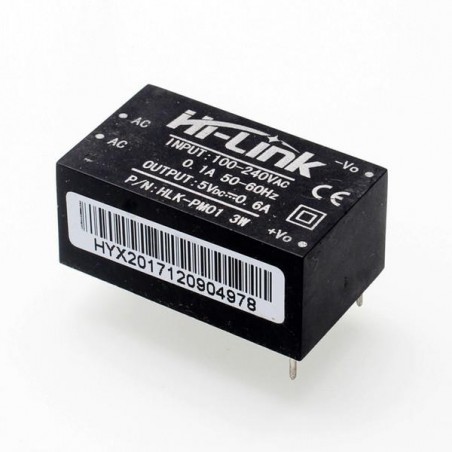 FUENTE DE PODER 5V TSP-05 (HLK-PM01) AC-DC PARA PCB