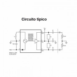 MAX2605 TRANSMISOR FM VCO DE 60MHZ CON SALIDA DIFERENCIAL