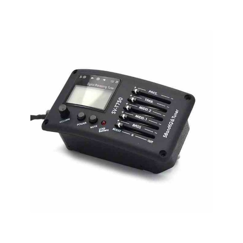 SV-T750 PREAMPLIFICADOR DE GUITARRA ECUALIZADOR DE 5 BANDAS