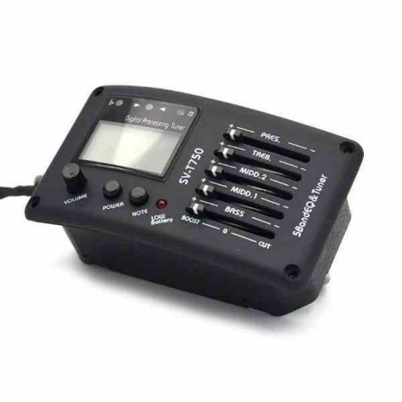SV-T750 PREAMPLIFICADOR DE GUITARRA ECUALIZADOR DE 5 BANDAS