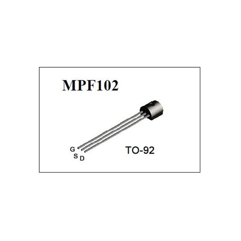 MPF102 TRANSISTOR RF JFET CANAL N