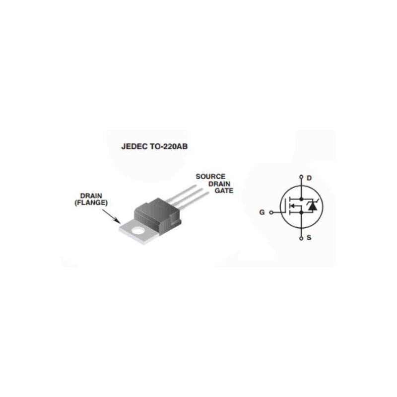 IRF50N06 TRANSISTOR MOSFET CANAL N 60V 50A