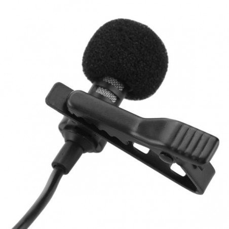  Micrófono de clip de cuello Wendry,Mini multifunción collar  clip micrófono para teléfono móvil entrevista de grabación de transmisión  en vivo, señal fuerte, bajo ruido, alta sensibilidad, anti-interferencias :  Todo lo demás