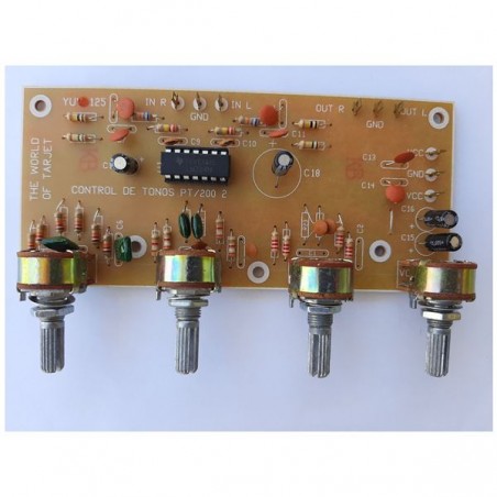 CONTROL DE TONO 3 BANDAS ESTEREO