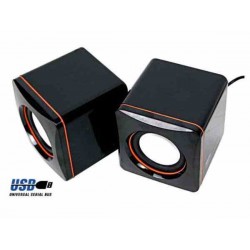 PARLANTES BAFLE MULTIMEDIA USB PARA PC 3W ESTEREO