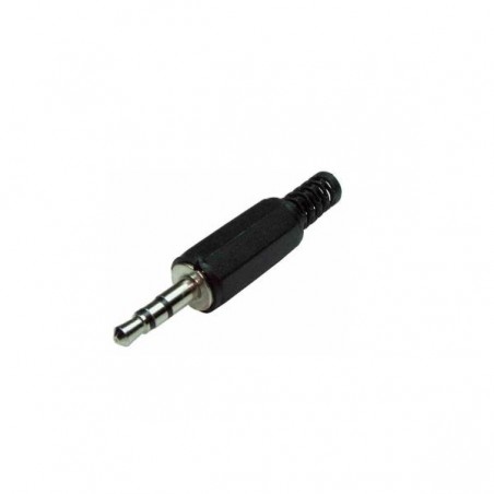 PLUG CONECTOR ESTÉREO PLASTICO 3.5MM