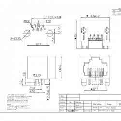 8P8C 56 PCB