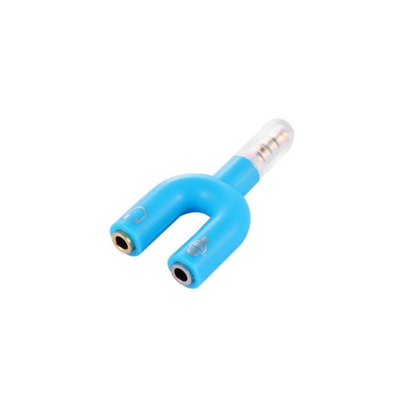 3.5MM U ADAPTER AZUL