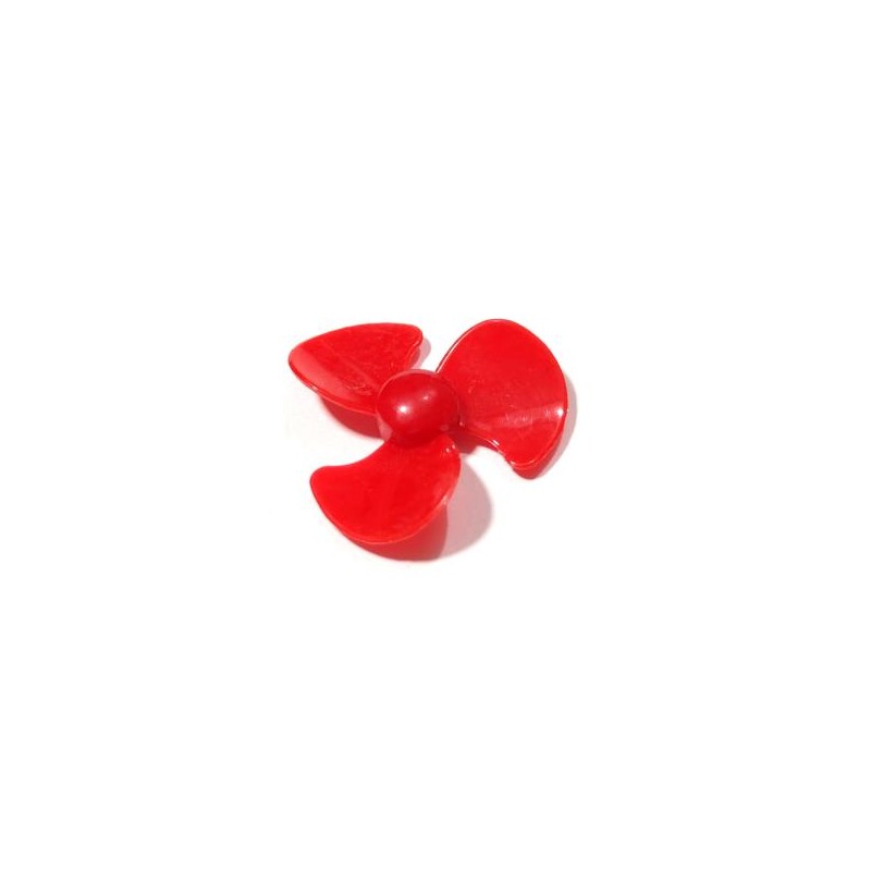 HELICE 3CM ROJO BARCO