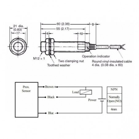 LJ12A3-4-Z/BX NPN