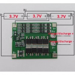 11V 25A 3S BMS