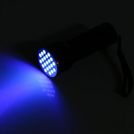 LINTERNA UV 21 LED