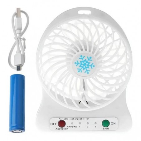 PORTABLE MINI FAN WHITE
