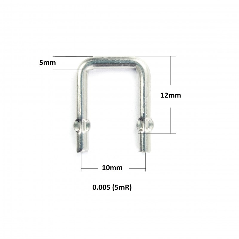 RESISTENCIA SHUNT 5MOHM (0.005) 2.0MM SENSOR DE CORRIENTE