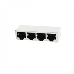 CONECTOR JACK 4 DE PUERTOS RJ45