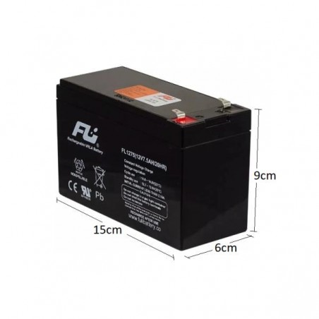 BATERÍA 12V 7.5AH