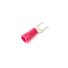 TERMINAL UÑA 6.5X4MM AISLADO U 22-16AWG - ROJO
