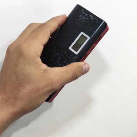 POWER BANK 12000MAH 2 OUTPUT BLACK