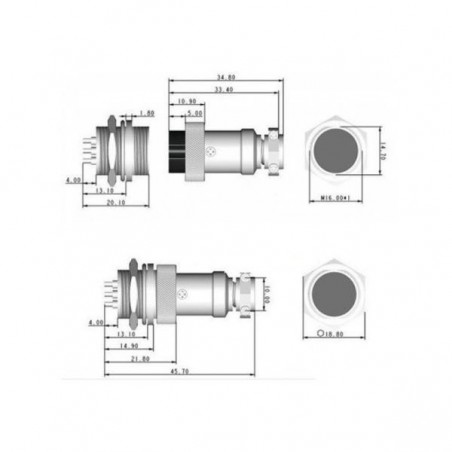 GX16-6 MACHO